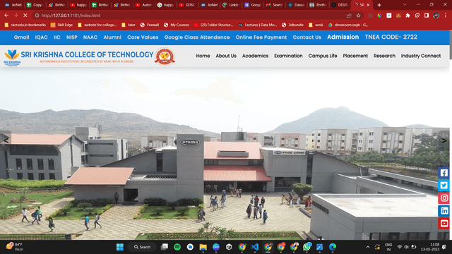 College Website – SKCT